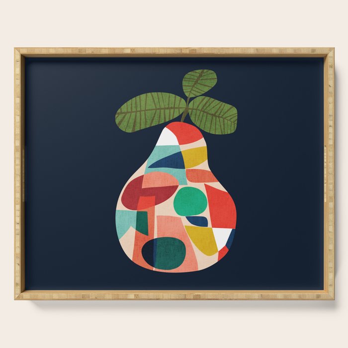 Fresh Pear Serving Tray Gallery Image 1