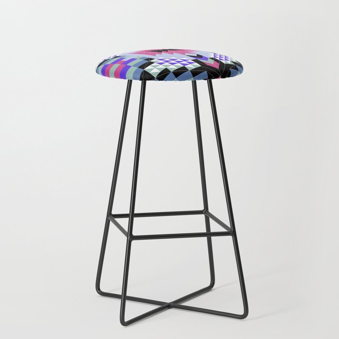 MP Tribal geometric A Stool Gallery Image 1