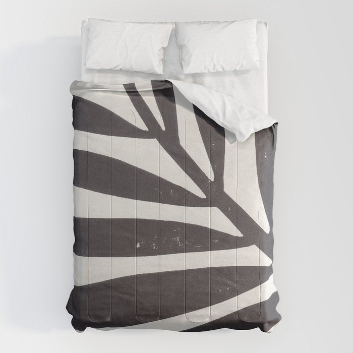 Linocut Branch #2 Comforter Gallery Image 1