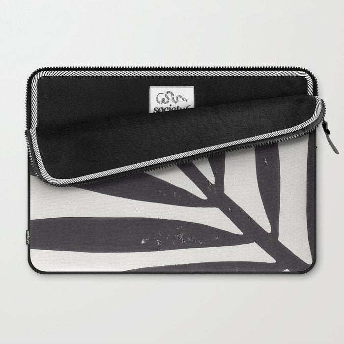 Linocut Branch #2 Laptop Sleeve Gallery Image 2