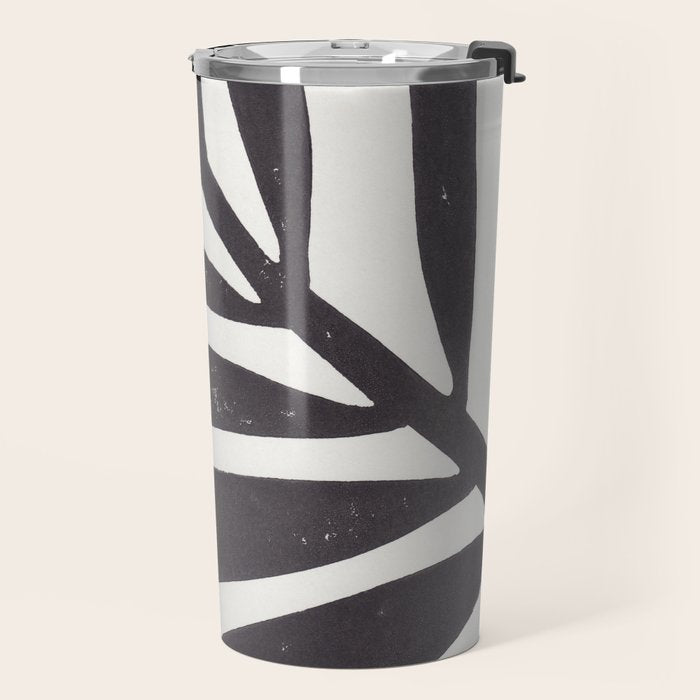 Linocut Branch #2 Travel Mug Gallery Image 2