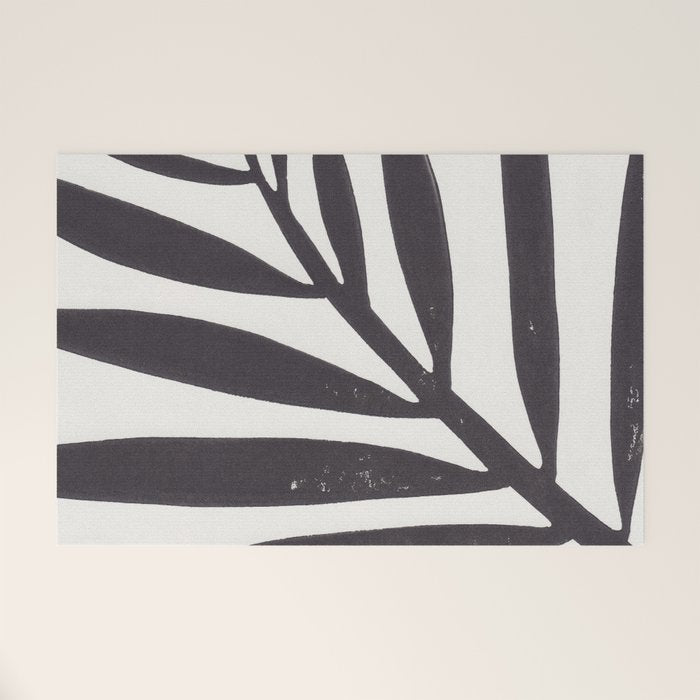 Linocut Branch #2 Welcome Mat Gallery Image 1