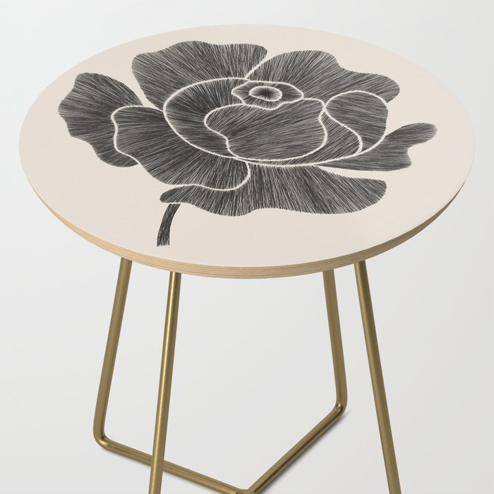 Black Peony II Side Table Gallery Image 2