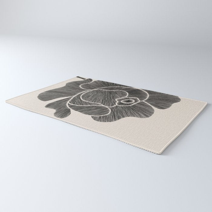 Black Peony II Rug Gallery Image 3