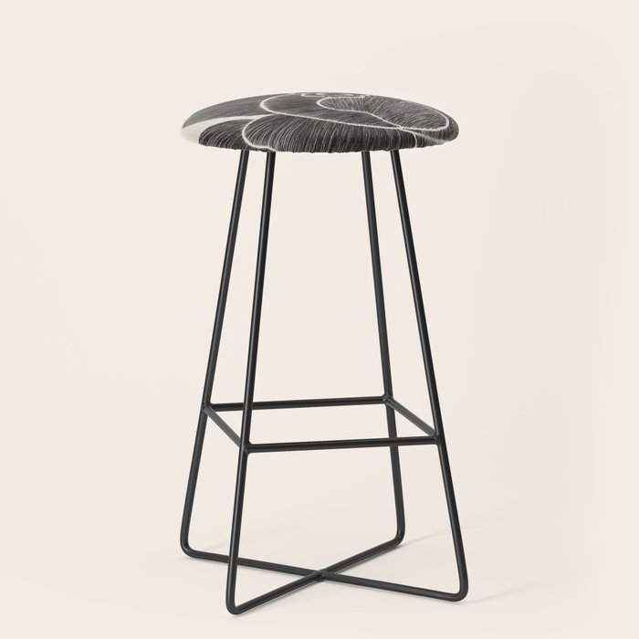 Black Peony II Stool Gallery Image 1