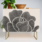 Black Peony II Credenza Gallery Image 1