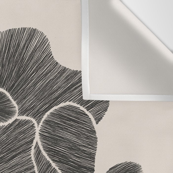 Black Peony II Wall Tapestry Gallery Image 3