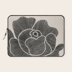 Black Peony II Laptop Sleeve Gallery Image 1