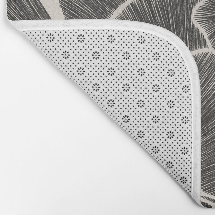 Black Peony II Bath Mat Gallery Image 2