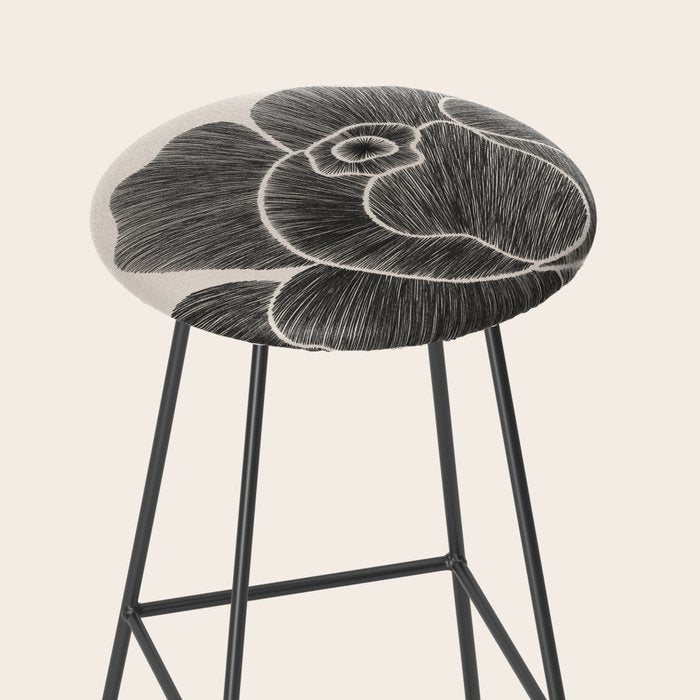 Black Peony II Stool Gallery Image 2
