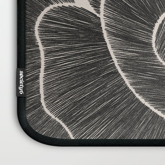 Black Peony II Laptop Sleeve Gallery Image 3