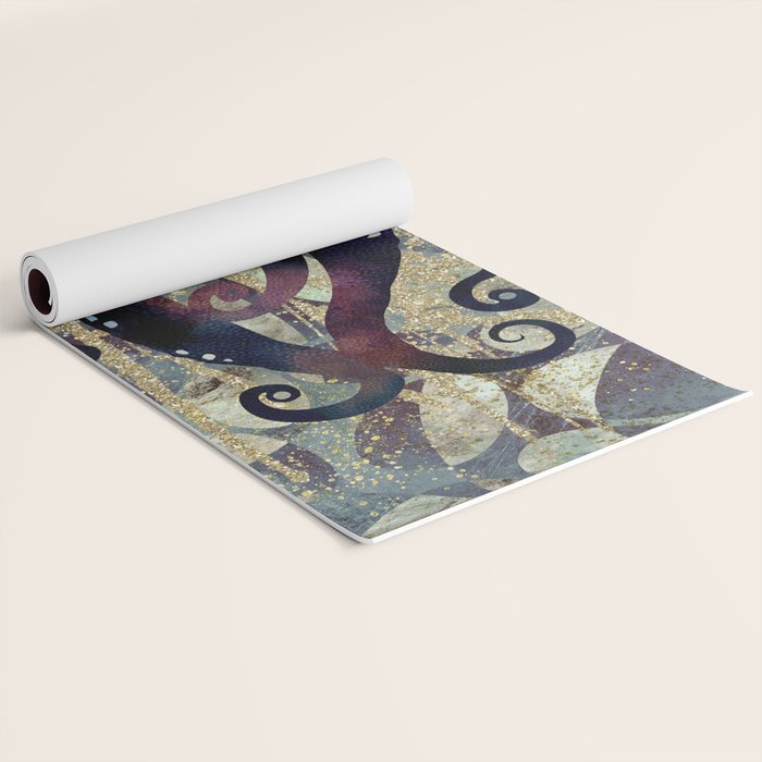 Metallic Ocean II Yoga Mat Gallery Image 2