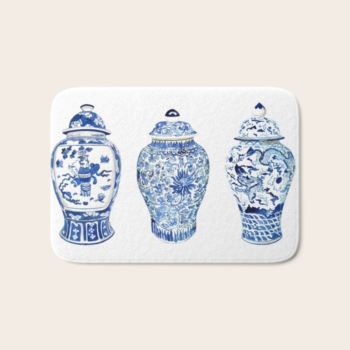 GINGER JAR TRIO Bath Mat Gallery Image 1