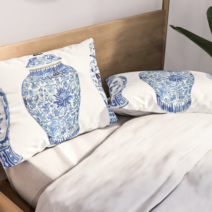 GINGER JAR TRIO Pillow Sham Gallery Image 2