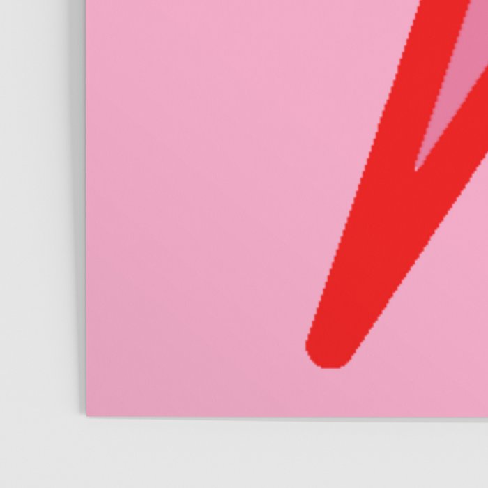 Pink and Red Y2k Lightning Bolt Wallpaper - Preppy Aesthetic Poster Gallery Image 3
