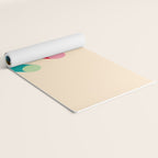 Retro Mid Century Beams | Bauhaus Geometric Pattern Yoga Mat Gallery Image 2
