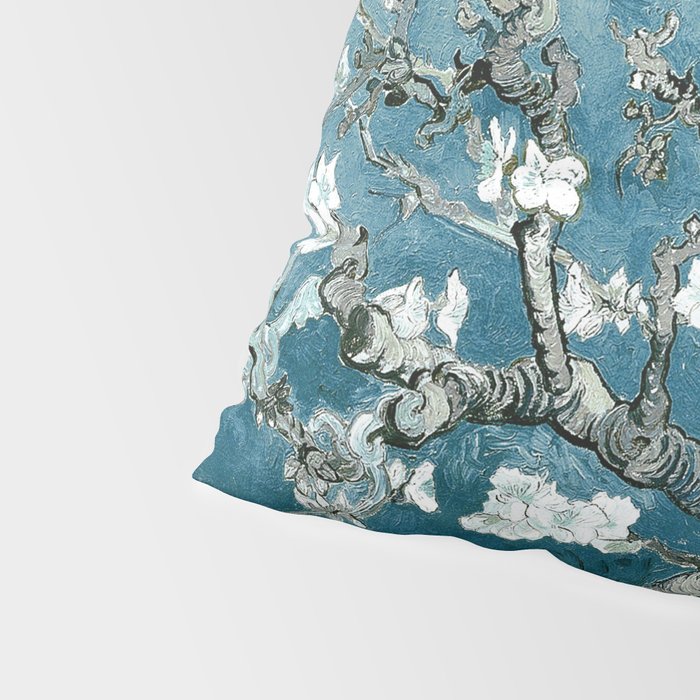 Vincent Van Gogh Almond Blossoms Teal Pillow Sham Gallery Image 4