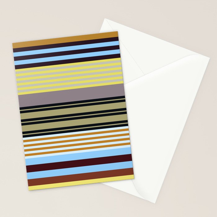 stripe pattern 04 Stationery Card Gallery Image 2