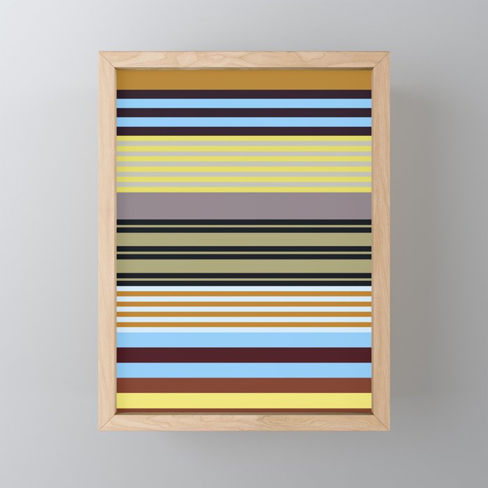 stripe pattern 04 Mini Art Print Gallery Image 1