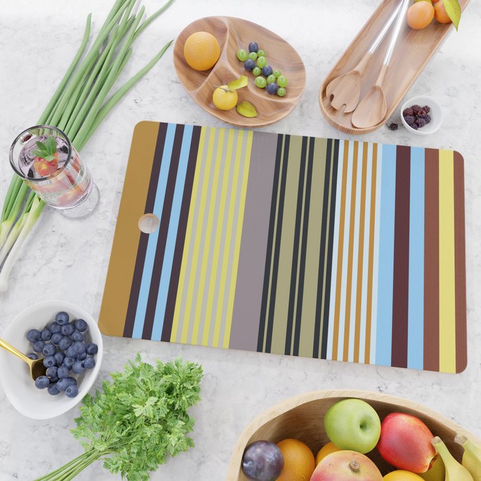 stripe pattern 04 Cutting Board Gallery Image 2