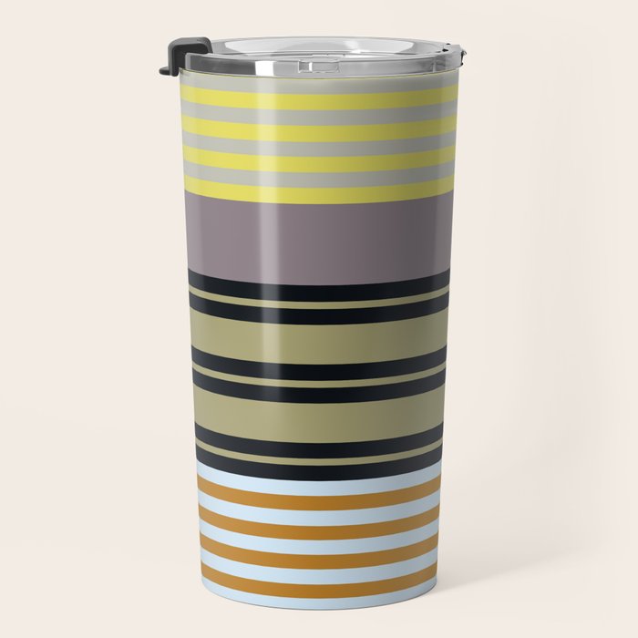 stripe pattern 04 Travel Mug Gallery Image 3