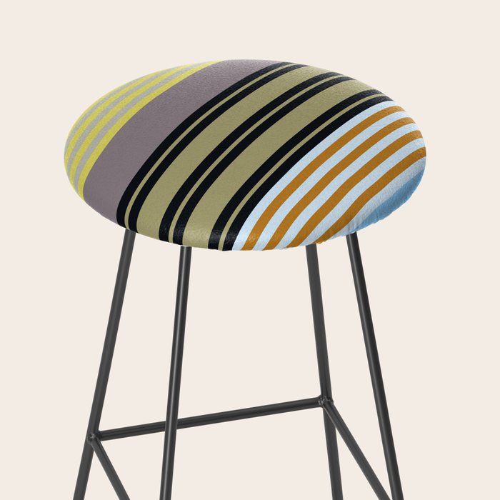 stripe pattern 04 Stool Gallery Image 2