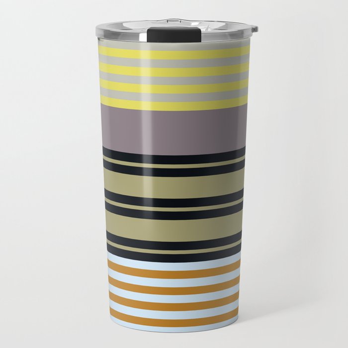 stripe pattern 04 Travel Mug Gallery Image 1
