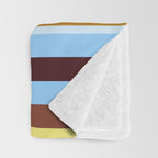 stripe pattern 04 Throw Blanket Gallery Image 3