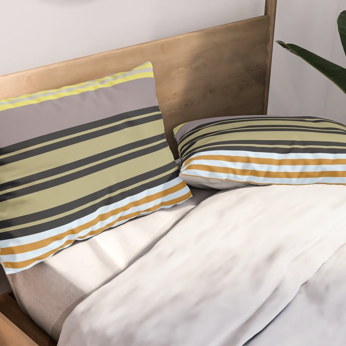 stripe pattern 04 Pillow Sham Gallery Image 2