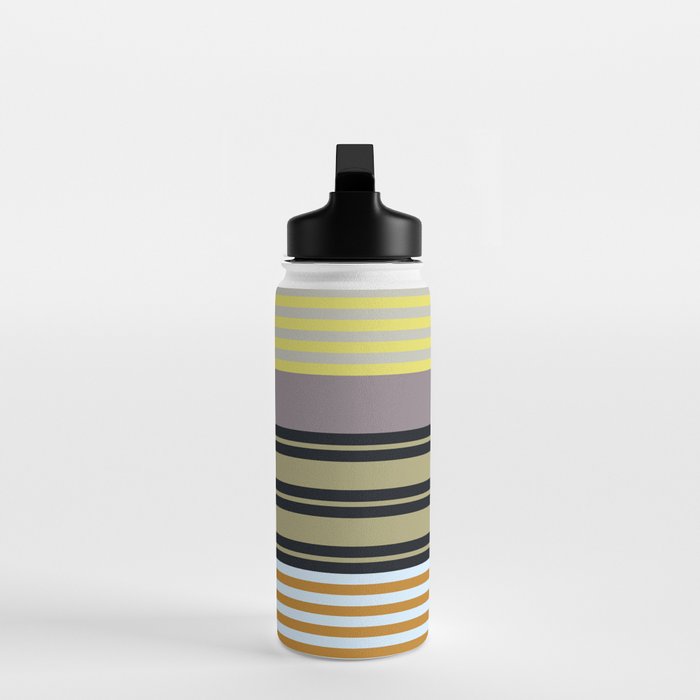 stripe pattern 04 Water Bottle Gallery Image 3