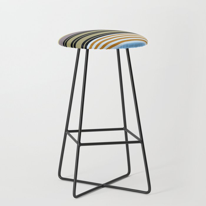 stripe pattern 04 Stool Gallery Image 1