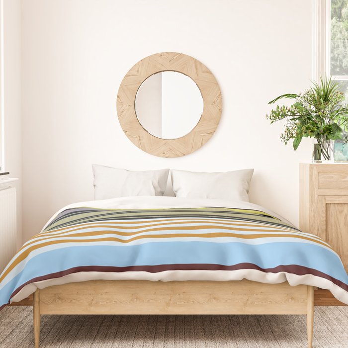 stripe pattern 04 Duvet Cover Gallery Image 3