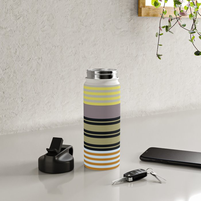 stripe pattern 04 Water Bottle Gallery Image 4
