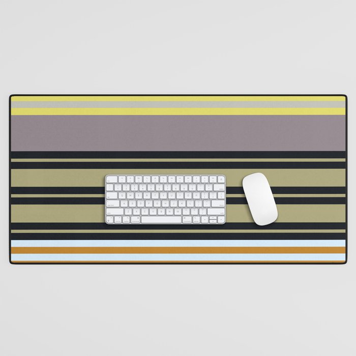 stripe pattern 04 Desk Mat Gallery Image 1