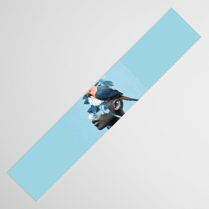 Girl with parrot Table Runner Gallery Image 3