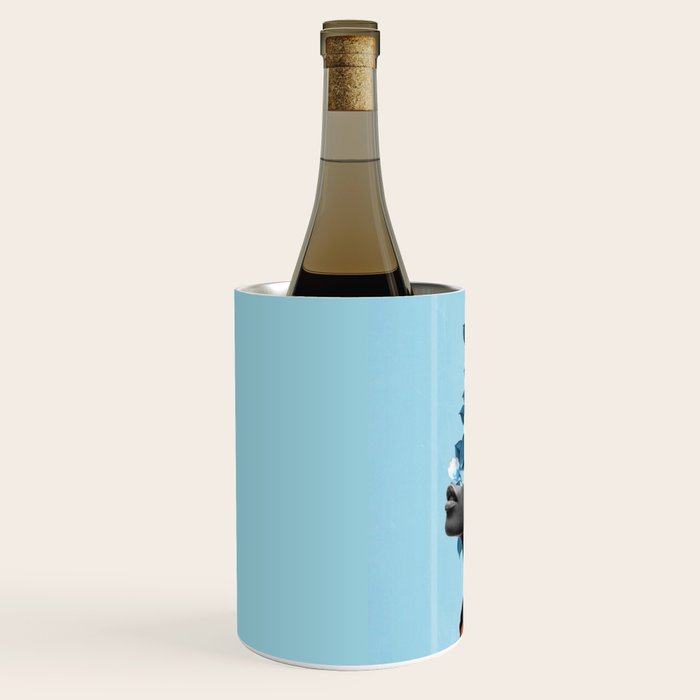 Girl with parrot Wine Chiller Gallery Image 2