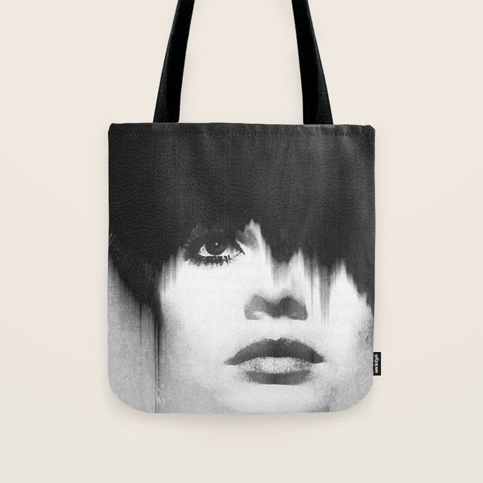 WOMEN (PORTRAIT) BLACK AND WHITE Tote Bag Gallery Image 1