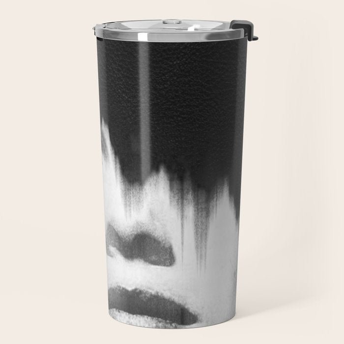 WOMEN (PORTRAIT) BLACK AND WHITE Travel Mug Gallery Image 2