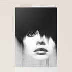 WOMEN (PORTRAIT) BLACK AND WHITE Stationery Card Gallery Image 2