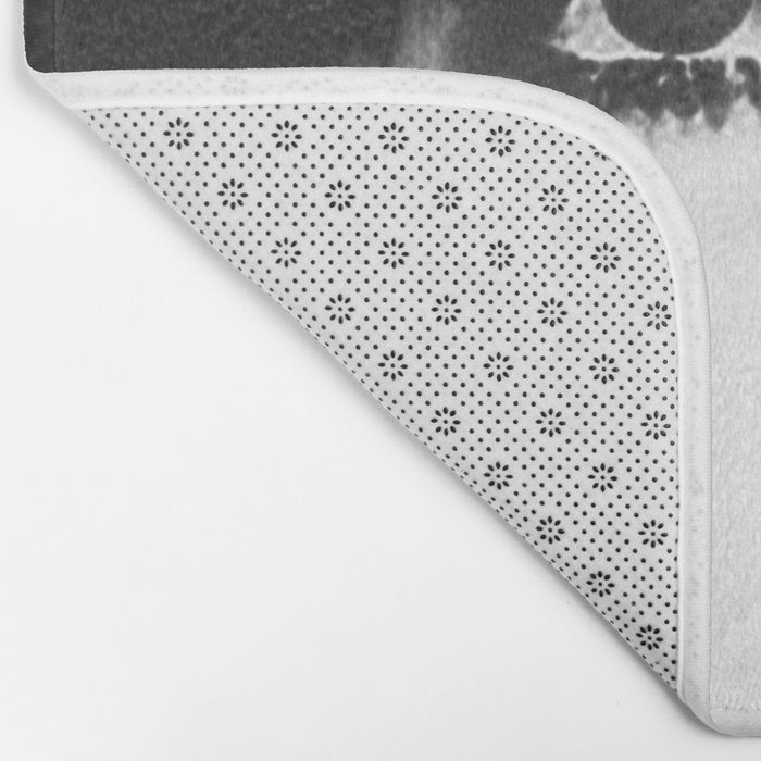 WOMEN (PORTRAIT) BLACK AND WHITE Bath Mat Gallery Image 2