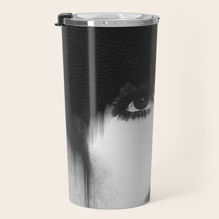 WOMEN (PORTRAIT) BLACK AND WHITE Travel Mug Gallery Image 3