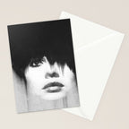 WOMEN (PORTRAIT) BLACK AND WHITE Stationery Card Gallery Image 2