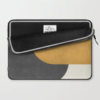 Halfmoon Colorblock - Gold Charcoal Laptop Sleeve Gallery Image 2