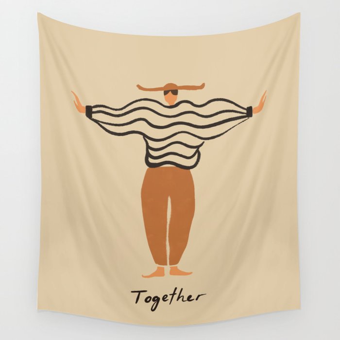 T for Together Wall Tapestry Gallery Image 4
