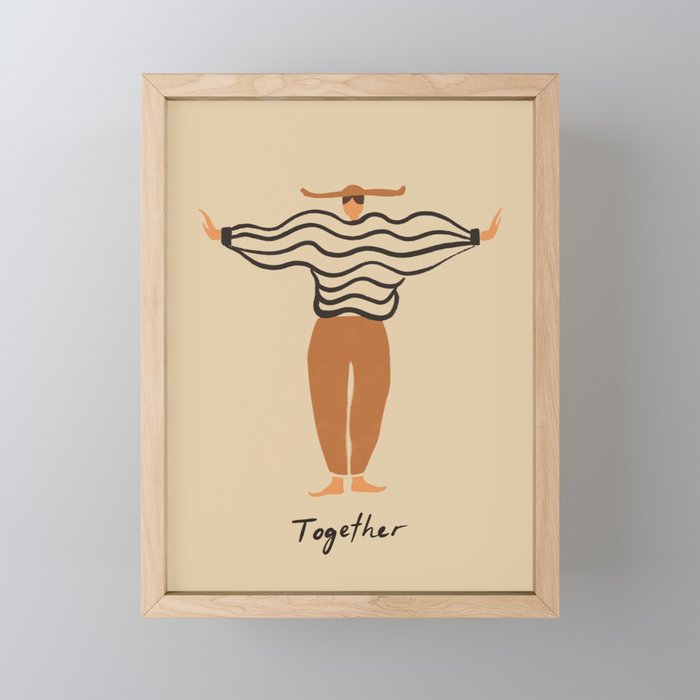 T For Together Mini Art Print