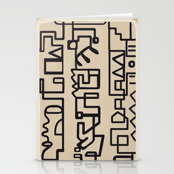 Abstract Line Movement 09 Stationery Card Gallery Image 2