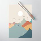 Cat Landscape 115: Himeowlaya Wrapping Paper Gallery Image 1