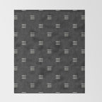 triple dash - onyx Throw Blanket Gallery Image 2