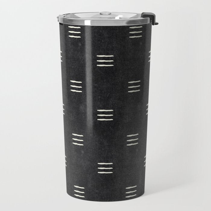 triple dash - onyx Travel Mug Gallery Image 2