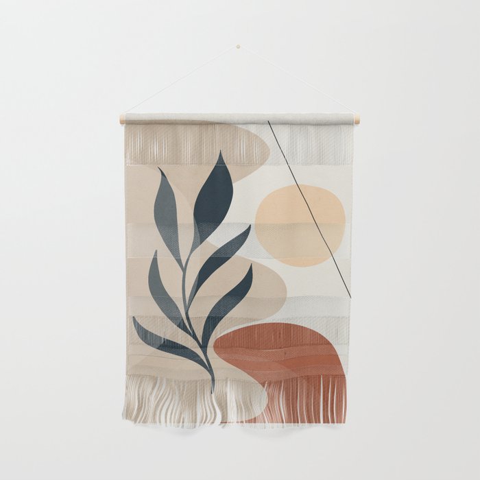 Minimal Abstract Art Plant 9 Wall Hanging Gallery Image 1